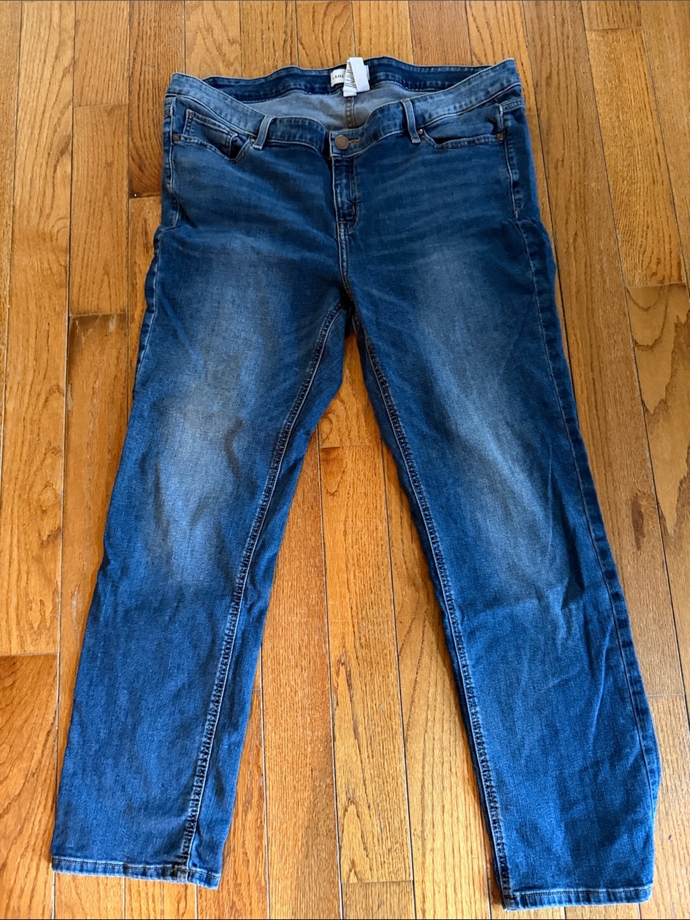 Lane Bryant Dark Blue Skinny Jeans